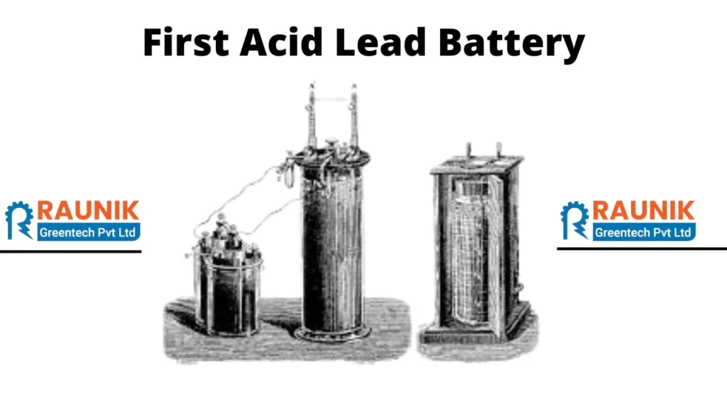 First Acid Lead Battery